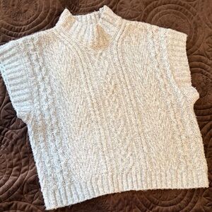 Pink Rose Light Grey Sweater/Vest